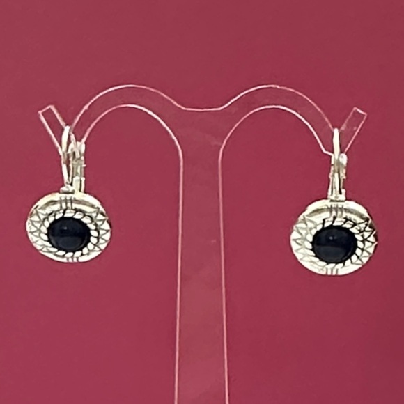 925 Sterling Silver Jewelry - 925 sterling Silver Lapis Earrings